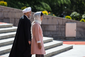 استقبال رسمی از رئیس جمهوری کره جنوبی 